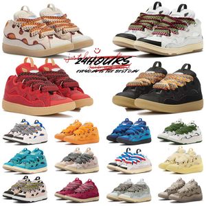 UOMINO DONNE SCHIE CASUALI CASULE DI LUSSO CURB SNEAKER SIGHTER DESIGNER SCARPE SCARPE SPECCHI SNEADER CASUCHINA PIATRAFICAZIONE NAPPA PIATTAFORMAZIONE MENS SPORTER