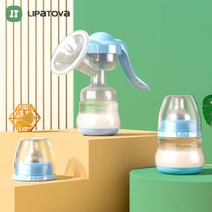 Resposta manuale del mammario per il petto di aspirazione per cuccioli alimentare le bottiglie di latte seno pompe per bottiglia di grado di cibo in silicone BPA biberon