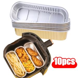 FRYERS DENGARE BBQ PANS ALUMINIUM FOIL AIR FRYER BAKING TRAY TIN FOIL PANS BOX GRILLA TRAY FÖR AIR FRYER Kök Tillbehör