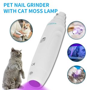 Clippers Electric Pet Nail Grinder Elektrische Nail Grinder With Led Light USB Rechargeable Dog Nail Clippers Nails Trimmer