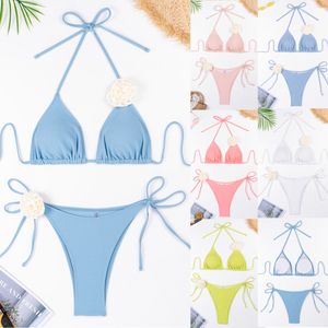 Tasarımcı Mayo Mayo Takım Mayo Maillot De Bain Bikini Set Polyester Katı Bel Plaj Baskı Baskı Yatağı Plajı Örtü Tasarımcı Bikini Mayo Yüzmek