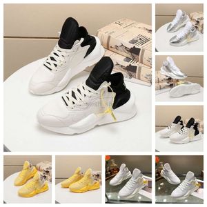 Y3 Kaiwa Tasarım Spor ayakkabıları Erkek Ayakkabı Y-3 Tıknaz Platform Deri Kadınlar Günlük Çift Cowhide Tenis Fitness Ayakkabıları