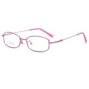 Lentes Nova Liga de Titânio de Titânio de Memória Frames Men's Simple Business Óculos de negócios Ladies Arte leve Myopia Eyewears Y9846
