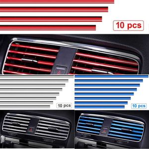 New New Charger 10pcs Air Conditioner Outlet Decorative 20cm U Shape Moulding Trim Strips Decor Car Styling Accessories for E46 E90