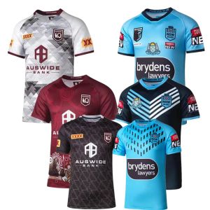 Rugby 2022 Australia Queensland QLD State of Origin NSW Blues Home Indigneous Training Shirt Rugby Suit Suit Rugby Jersey