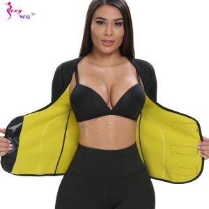 Обувь сексуальная женщина neoprene Hot Swation Sauna Tshirts Тренировка спортивные жилет