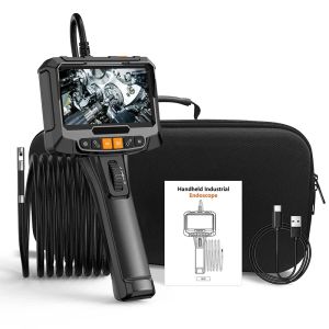 브래킷 내시경 5 ''IPS 화면 핸드 헬드 카메라 프로브 HD1080P 파이프 검사 산업용 Borescope 사진 기록 비디오 방수