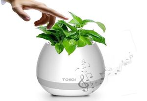 Music Plant Pot Smart Flowerpot Colorful Light Wireless Bluetooth Speaker LongTime Play Touch Music Plant Lamp for Bedroom Hom4531662