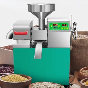 Pressers Oil Pressers Machine Kitchen Seeds Sunflower Sesame Coconut Peanut Vegetable Bean Hot Cold Home Commercial Extraktion Maker