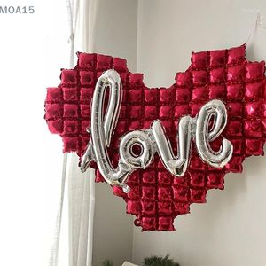 Party Decoration Large Heart Shaped Background Wall Balloon Love Foil Balloons Wedding Decor Birthday Supplies Po Props Gifts