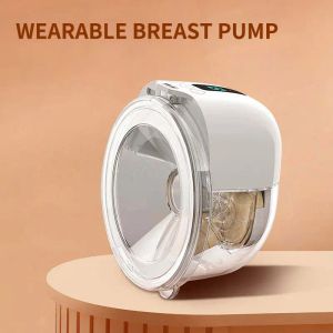 Enhancer Portable Electric Breast Pump USB -laddningsbar LED Display Silent Wearable Handsfree Portable Milk Extractor Automatisk mjölkare