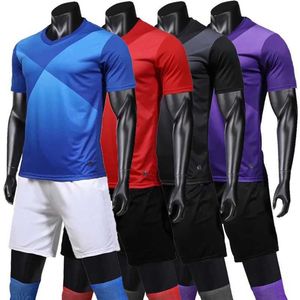 Fans tops Tees Kinder Männer Fußball Trikot personalisierte maßgeschneiderte Jungen Mädchen Mädchen Fußball -Trikots -Trails Frauen Futebol Training Jersey Anzug Y240423