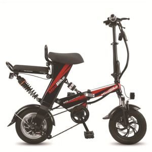 Rower 12 -calowy składany inteligentny E Smart E Bike Tylne zawieszenie hamulca Targ Składany E rower mini składany rower elektryczny