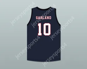 Nome personalizado Número masculino Juventude/filhos Darius Garland 10 Brentwood Academy Eagles Jersey Blue Blue Basketball 2 Top Stitched S-6xl