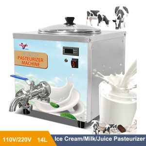 Yapımcılar 14l/s Dondurma Süt Suyu Pastörizasyon Makinesi Küçük Ölçekli Süt Yoğurt Yapma Gelato Maker