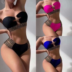 Bikini Nuovo costume da bagno diviso Instagram Swimsuit Swimsuit Sexy Hollow Beach Bikini