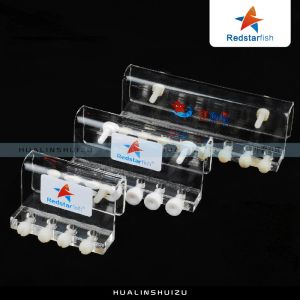 Tillbehör Redstar Fish 4/6/8 Way Acrylic Aquarium Dosing Pump Slangrör Holder Fish Tank Burette Tube Rack Hängande konsoltillbehör