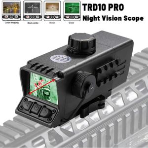 Scopes New3.5x32 Digital Infrared Night Vision Red Dot Sight TRD10 5 Reticle Holographic Observation Sighting Night Hunting Scope Cam