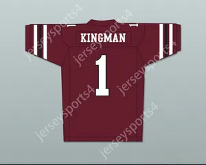 Custom Qualquer nome Número Mens Youth/Kids Dwayne Johnson Joe Kingman 1 Boston Rebels Home Futebol Jersey inclui a liga Patchtop Stitched S-6xl