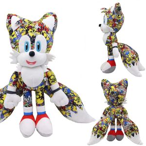 Freddy s Toy Sonic the Hedgehog oyuncak 40cm dikenli peluş öfkeli Sony Tarsnak Hedgehog Minion Peluş Yumuşak Oyuncak Vokaloid Özel Peluş Kerst Peluş Oyuncak Çocuklar İçin