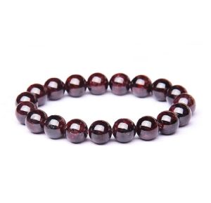 Strands Natural Garnet Stone Femme Wine Red Beaded Bracelet Men Jewelry Women Bracelets Lucky Energy Jewelry Valentine's Day Gift