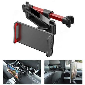 Cell Phone Mounts Holders Universal Car Back Seat Headrest Mount Holder For iPad Air 4-11 Inch 360 Rotation Mini Tablet PC Auto Car Phone Holder Stand Y240423