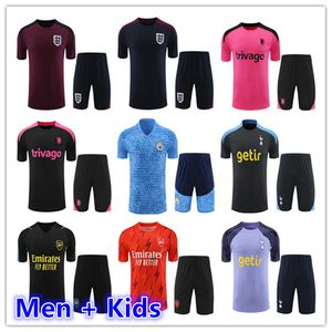 2023 2024 2024イングランドトラックスーツサッカージャージートレーニングシャツの男性23 24 25 Ellingham Saka Kane Tracksuit Jersey Shorts Kit Maillot Survetement Foot