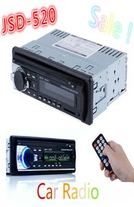 Hot Car Radio Stereo Auto O In-Dash Single DIN FM Mottagare 12V Bluetooth Aux-In Ingångsmottagare USB Mp3 MMC WMA Radio Player7625222