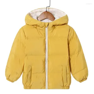 ダウンコート冬のキッズジャケットのためのコートのためのコート濃厚duckボーイズジャケット幼児フード付きアウターベビー子供スノースーツ服