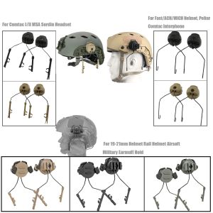 Accessories Tactical Headset Bracket Fast Ops Core Helmet Arc Rail Adapter Set Comtac Ii Series Military Noise Cancelling Headset Hot Sale