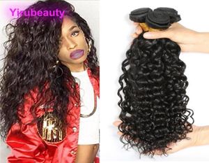 Brazilian Peruvian Indian Malaysian Virgin Hair 3 Bundles Water Wave Human Hair Extensions Bundles 95100gpiece3540618
