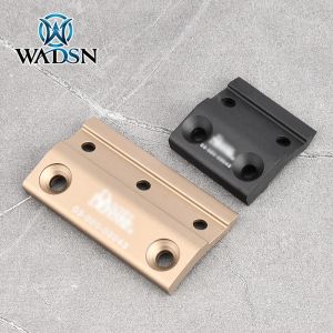 Escopos wadsn smr trilho m300 m600 lanterna lanterna montagem mlok keymod system base metal tático cnc airsof acessórios de lâmpada de caça