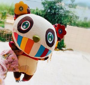 MurakamitakashikaikaiKaikai Doll L Suvsväska Färgglada bagage unisex handväskor handväska ryggsäckar japan axel resor panda barn 9341171