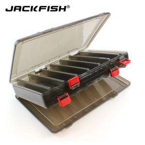 Accessoires Jackfish PP Fishing Köderbox Multifunktional Fischerbox Haken Löffel Aufbewahrungsboxen 14 Fächer Lure Box Fishing Tackle