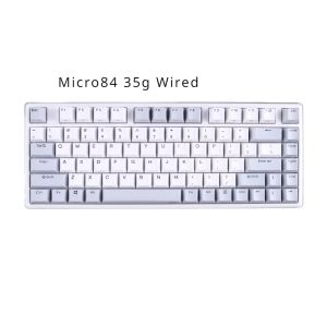 Tastiere 75% Niz capacitiva 35G Micro 84 Tastiera programmabile due tasti FN con keycap MX PBT