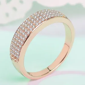 Кластерные кольца Роскошные плитки австрийские кристалл 2 цвета кольцо ртуть кольцо женщина 925 стерлинговое серебро для женщин свадьба.