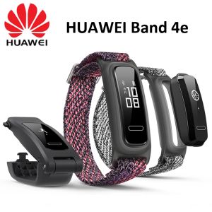 Bileklikler Orijinal Huawei Band 4E Bileklik Akıllı Bileklik Spor Band 50m Su Geçirmez Fitness Tracker Mesaj Arama Bildirimi