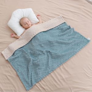 Сетает детское одеяло в пеленании новорожденных тепловые мягкие флисовые одеяло Зимнее сплошное постельное белье набор хлопкового одеяла для младенцев