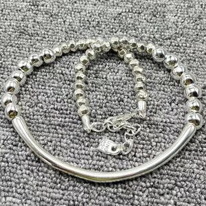 Hängen Unode50 2024 Original Fashion Electropated 925 silverpärlor Enkla utsökta halsbandsmycken gåvor