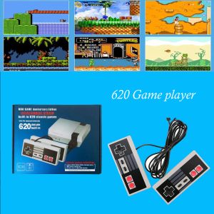 Jogadores Novo Console de videogame Console Mini Saída de TV Handheld AV 8bit Retro Gaming Player Builtin 621/620 Game