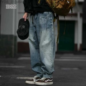 Frauen Jeans American Retro hochwertige Denim Warenhose Mens Street Kleidung Lose Eislauf Jeans Harajuku lässig Harem Mens Kleidung YQ240423