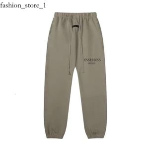 Pantaloni della tuta designer Essentialspants Domande da uomo pantaloni sciolti a getto nero espliciti allungati elastico tasche late