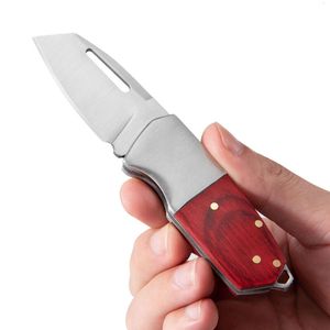 小さな折りたたみナイフ戦術ポケットナイフ男性のための自己防衛