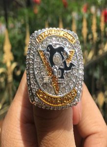 2016 Pittsburgh Penguins Crosby Cup Hockey Championship Ring Set Fan Fan Souvenir regalo all'ingrosso 2019 Dropshipping7193207