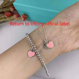 2024 Sweet Beads Chain Designer Brand Jewelry Bracelets Ожерелья стерлинги Siery Fashion Classic Love Braslet