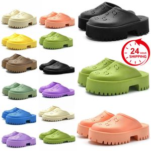 Piattaforma di diapositive sandalo per designer di spedizioni gratis da donna Stilla Sport Sport piatto Triplo osso nero rosa Scarpe giallo verde marrone flops Ladies