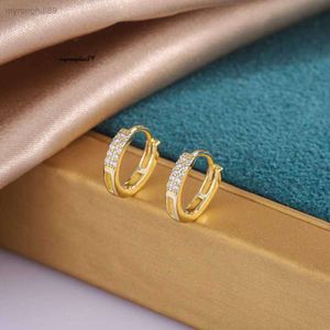 jewelery earrings for woman charms Earrings Metal Fashion Ins Net Red Simple Gold Plated Geometric Versatile Y6V