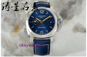 Pannerai Watch المصمم الفاخر الذي يلتقط وتصوير 1950 سلسلة Precision Steel Automatic Mexer Mens Watch Pam00688