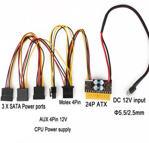 180W 12V DC PC ATX PSU Supplie mini Car Auto Mirco Pico ATOM HTPC 1U rackmount ITX 24Pin switch power supply5571619