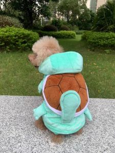 Ställer in Pet Clothes Dog Cat Funny Turtle Design Costume Unik kostym för hundar Dess Up Supplies for Pet